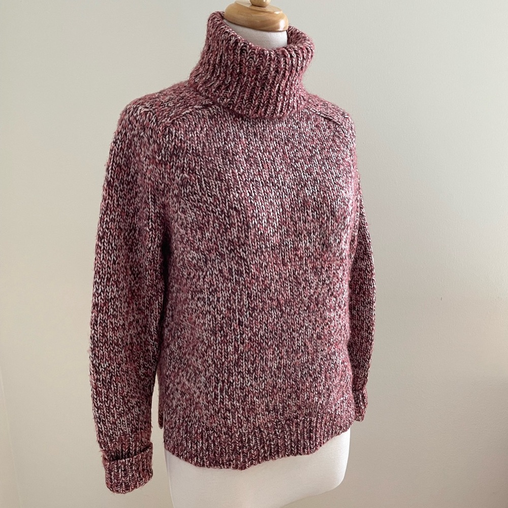 J. Crew Burgundy Turtleneck Sweater